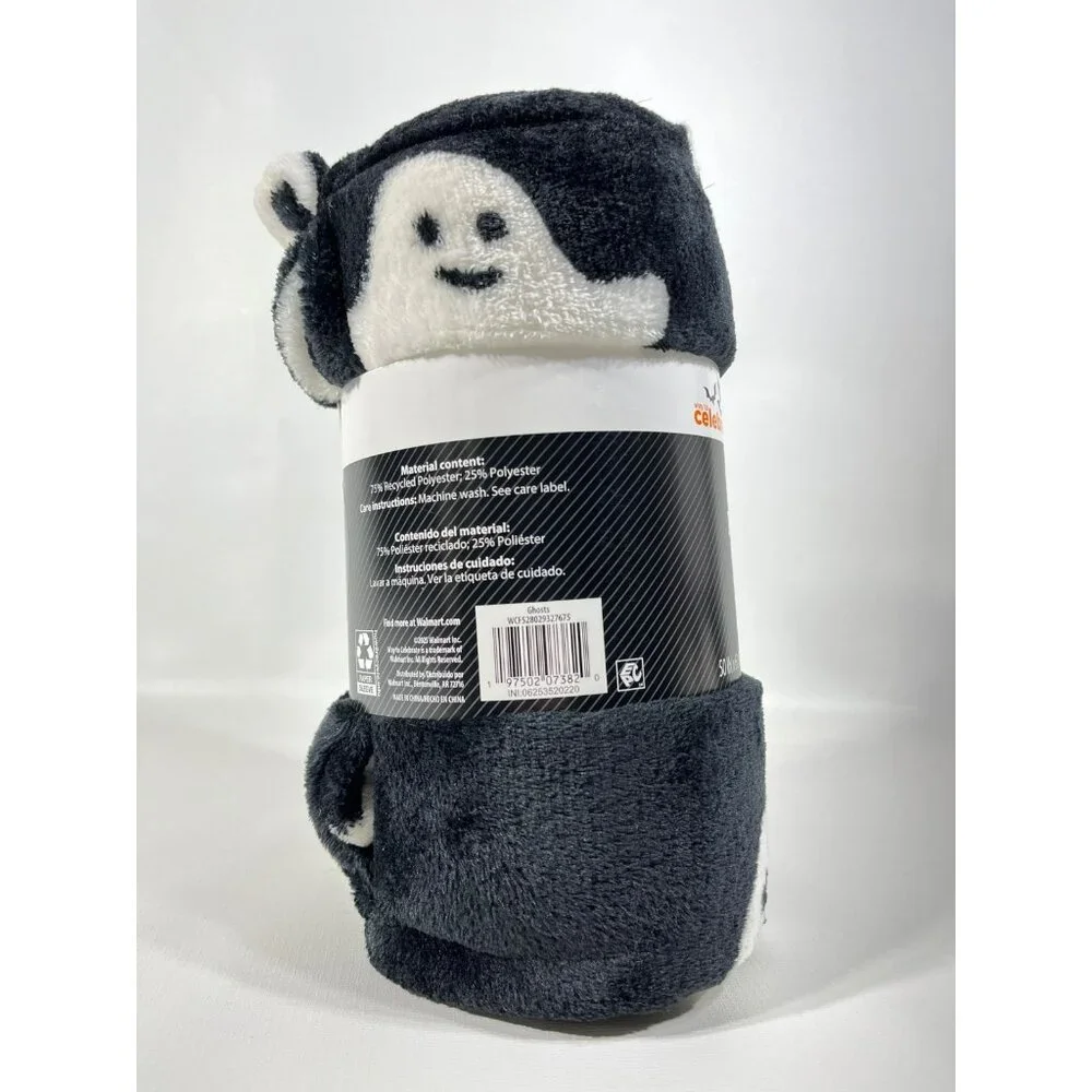 Halloween GHOSTS Plush Throw Blanket 50